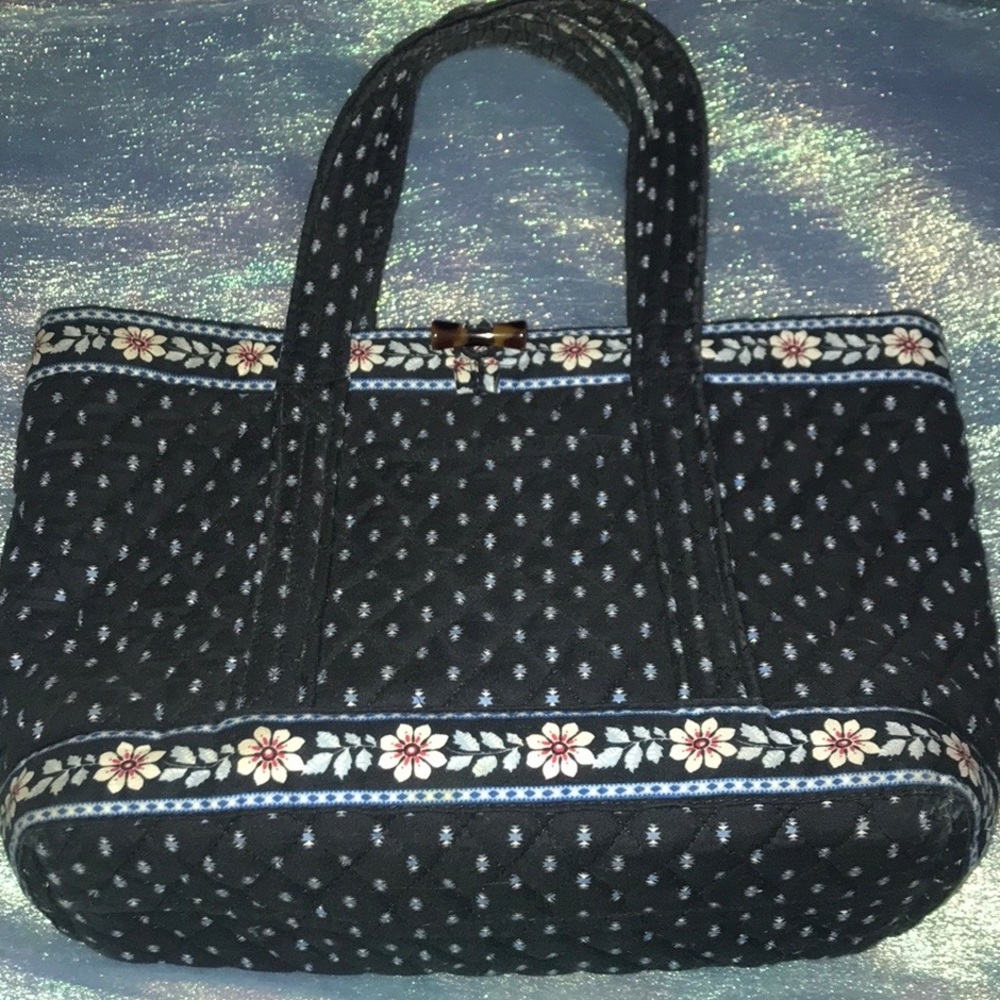 3/$99 Vera Bradley Toggle Clasp Shoulder Bag in Alpine Black